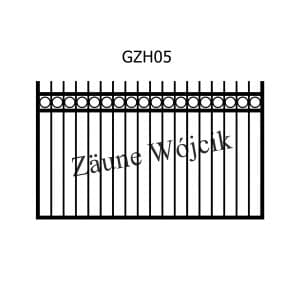 zaunmuster gerade mit halbrahmen zaune aus polen zaune wójcik gzh05