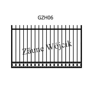 zaunmuster gerade mit halbrahmen zaune aus polen zaune wójcik gzh06