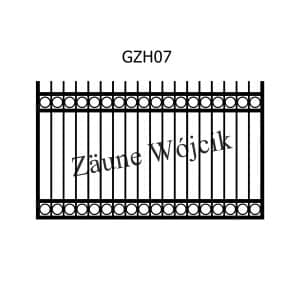 zaunmuster gerade mit halbrahmen zaune aus polen zaune wójcik gzh07
