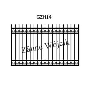 zaunmuster gerade mit halbrahmen zaune aus polen zaune wójcik gzh14