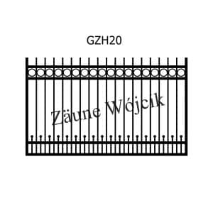 zaunmuster gerade mit halbrahmen zaune aus polen zaune wójcik gzh20