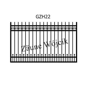 zaunmuster gerade mit halbrahmen zaune aus polen zaune wójcik gzh22
