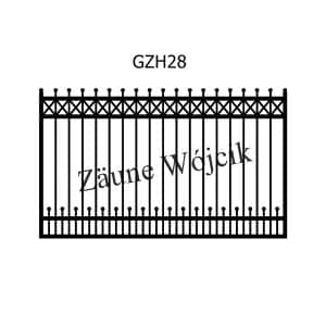 zaunmuster gerade mit halbrahmen zaune aus polen zaune wójcik gzh28