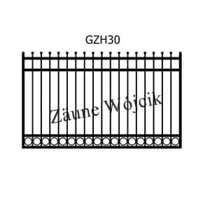 zaunmuster gerade mit halbrahmen zaune aus polen zaune wójcik gzh30