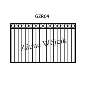 zaunmuster gerade mit rahmen zaune aus polen zaune wójcik gzr04