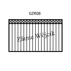zaunmuster gerade mit rahmen zaune aus polen zaune wójcik gzr08