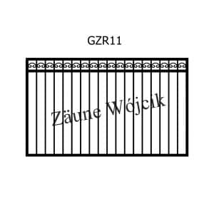 zaunmuster gerade mit rahmen zaune aus polen zaune wójcik gzr11