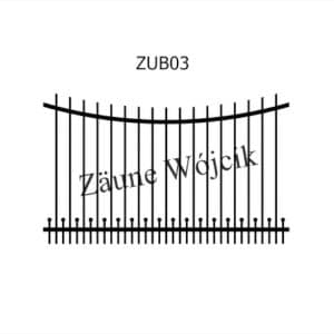 zaunmuster u bogenform zaune aus polen zaune wójcik zub03
