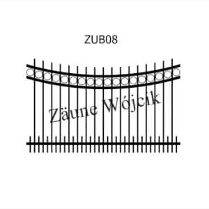 zaunmuster u bogenform zaune aus polen zaune wójcik zub08