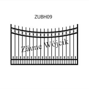 zaunmuster u bogenform mit halbrahmen zaune aus polen zaune wójcik zubh09