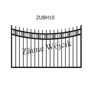 zaunmuster u bogenform mit halbrahmen zaune aus polen zaune wójcik zubh10