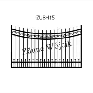 zaunmuster u bogenform mit halbrahmen zaune aus polen zaune wójcik zubh15