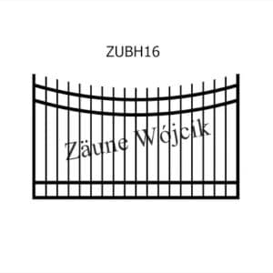 zaunmuster u bogenform mit halbrahmen zaune aus polen zaune wójcik zubh16