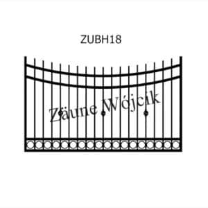 zaunmuster u bogenform mit halbrahmen zaune aus polen zaune wójcik zubh18