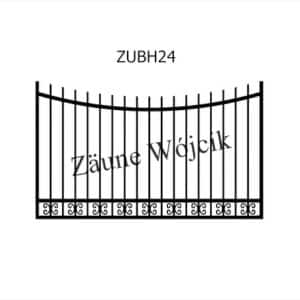 zaunmuster u bogenform mit halbrahmen zaune aus polen zaune wójcik zubh24