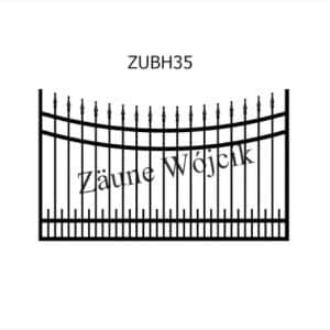 zaunmuster u bogenform mit halbrahmen zaune aus polen zaune wójcik zubh35