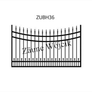 zaunmuster u bogenform mit halbrahmen zaune aus polen zaune wójcik zubh36