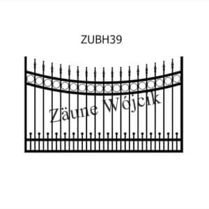 zaunmuster u bogenform mit halbrahmen zaune aus polen zaune wójcik zubh39