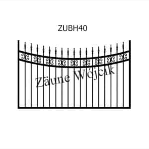 zaunmuster u bogenform mit halbrahmen zaune aus polen zaune wójcik zubh40