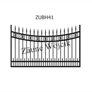 zaunmuster u bogenform mit halbrahmen zaune aus polen zaune wójcik zubh41