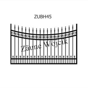 zaunmuster u bogenform mit halbrahmen zaune aus polen zaune wójcik zubh45