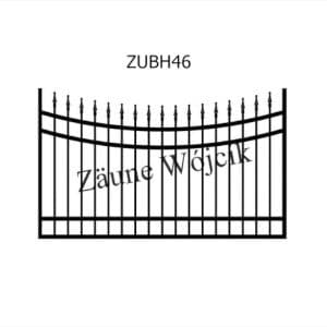 zaunmuster u bogenform mit halbrahmen zaune aus polen zaune wójcik zubh46
