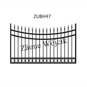 zaunmuster u bogenform mit halbrahmen zaune aus polen zaune wójcik zubh47