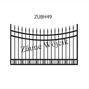 zaunmuster u bogenform mit halbrahmen zaune aus polen zaune wójcik zubh49