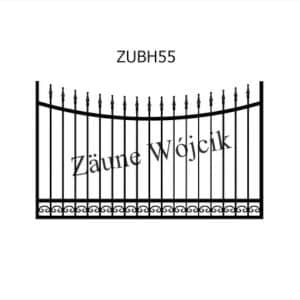 zaunmuster u bogenform mit halbrahmen zaune aus polen zaune wójcik zubh55
