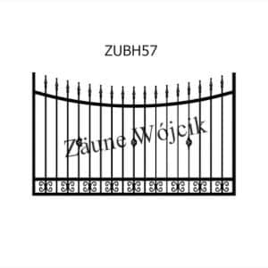 zaunmuster u bogenform mit halbrahmen zaune aus polen zaune wójcik zubh57