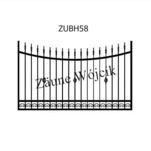 zaunmuster u bogenform mit halbrahmen zaune aus polen zaune wójcik zubh58
