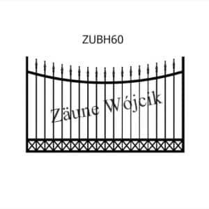 zaunmuster u bogenform mit halbrahmen zaune aus polen zaune wójcik zubh60