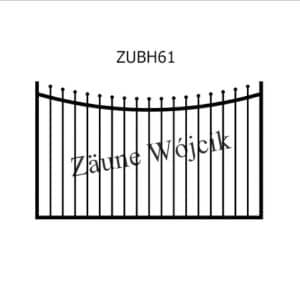 zaunmuster u bogenform mit halbrahmen zaune aus polen zaune wójcik zubh61