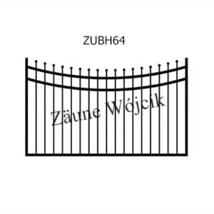 zaunmuster u bogenform mit halbrahmen zaune aus polen zaune wójcik zubh64