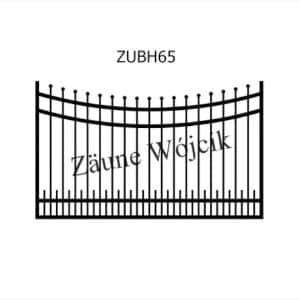 zaunmuster u bogenform mit halbrahmen zaune aus polen zaune wójcik zubh65