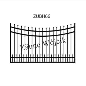 zaunmuster u bogenform mit halbrahmen zaune aus polen zaune wójcik zubh66