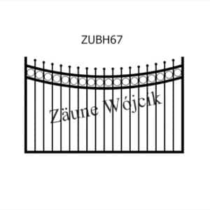 zaunmuster u bogenform mit halbrahmen zaune aus polen zaune wójcik zubh67