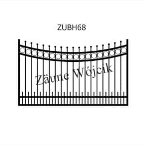 zaunmuster u bogenform mit halbrahmen zaune aus polen zaune wójcik zubh68