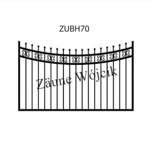 zaunmuster u bogenform mit halbrahmen zaune aus polen zaune wójcik zubh70