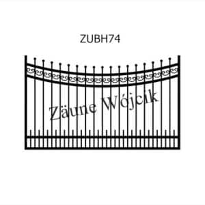 zaunmuster u bogenform mit halbrahmen zaune aus polen zaune wójcik zubh74