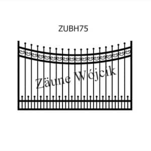 zaunmuster u bogenform mit halbrahmen zaune aus polen zaune wójcik zubh75