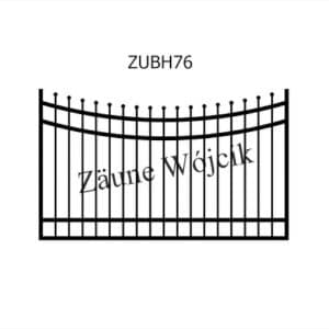 zaunmuster u bogenform mit halbrahmen zaune aus polen zaune wójcik zubh76