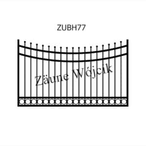 zaunmuster u bogenform mit halbrahmen zaune aus polen zaune wójcik zubh77
