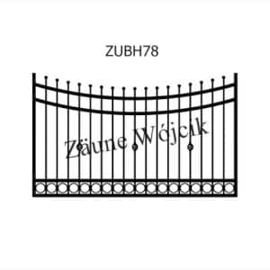 zaunmuster u bogenform mit halbrahmen zaune aus polen zaune wójcik zubh78