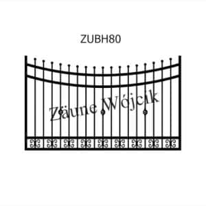 zaunmuster u bogenform mit halbrahmen zaune aus polen zaune wójcik zubh80