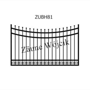 zaunmuster u bogenform mit halbrahmen zaune aus polen zaune wójcik zubh81