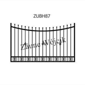 zaunmuster u bogenform mit halbrahmen zaune aus polen zaune wójcik zubh87