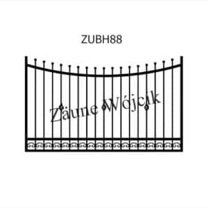 zaunmuster u bogenform mit halbrahmen zaune aus polen zaune wójcik zubh88
