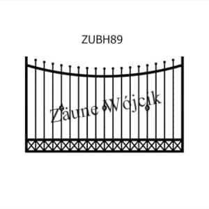 zaunmuster u bogenform mit halbrahmen zaune aus polen zaune wójcik zubh89