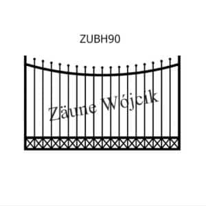 zaunmuster u bogenform mit halbrahmen zaune aus polen zaune wójcik zubh90